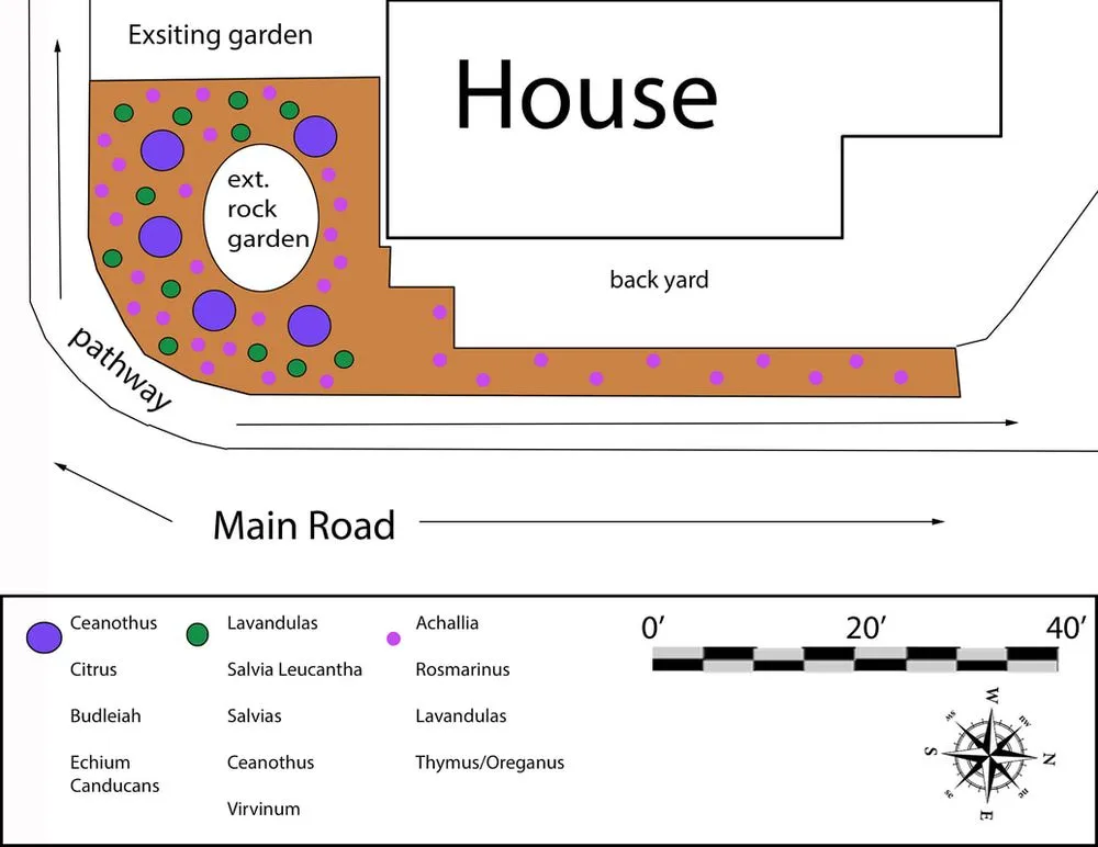 Affordable garden landscaping in Sebastopol, CA by West Bear Landscapes