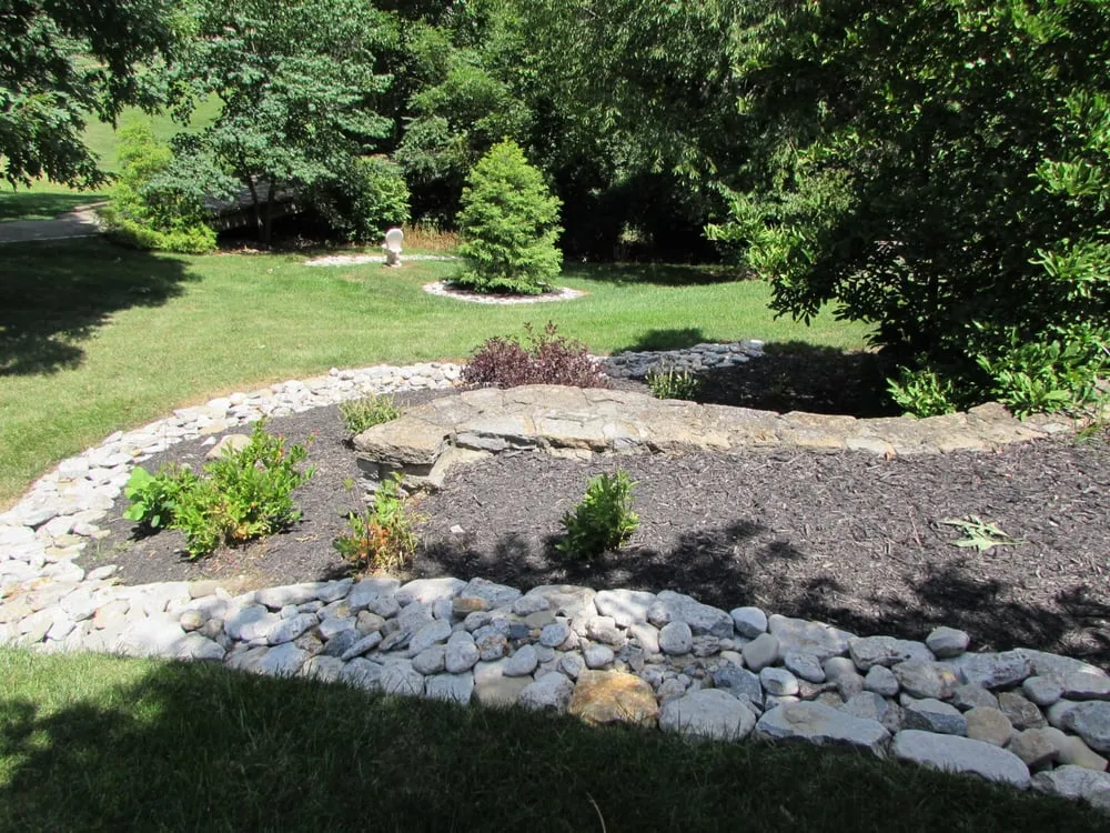 Local outdoor landscaping for residential properties in Liberty Township, OH by West Chester Lawn Care