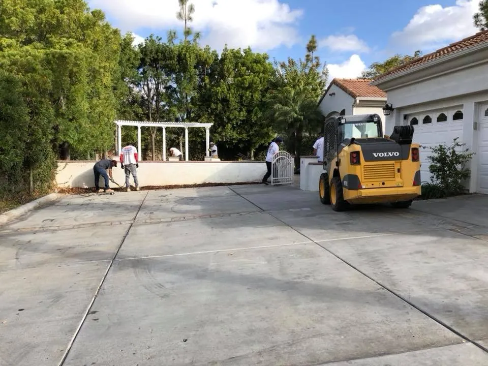 Top-rated yard maintenance with custom design in Yorba Linda, CA by West Coast Concrete Services