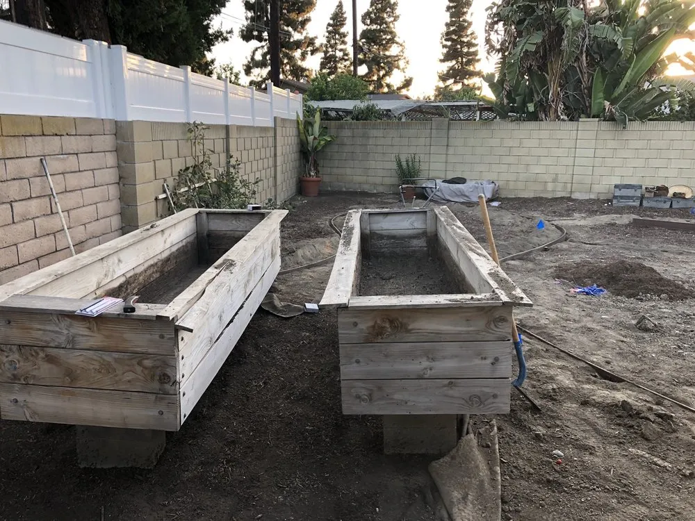 Custom lawn mowing service with custom design in Cypress, CA by West Coast Creations