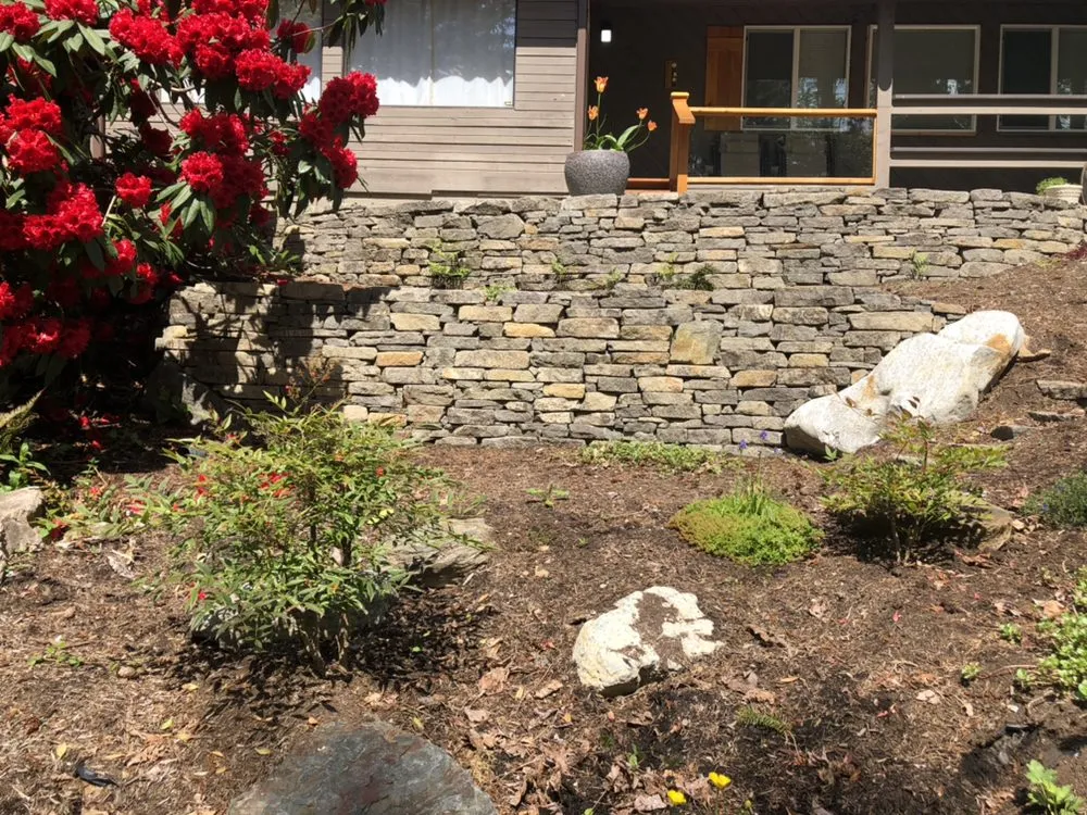 Custom garden landscaping in Ferndale, WA - West Coast Landscape & Hardscape