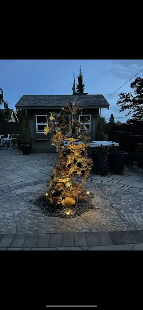 Custom garden landscaping in Ferndale, WA - West Coast Landscape & Hardscape