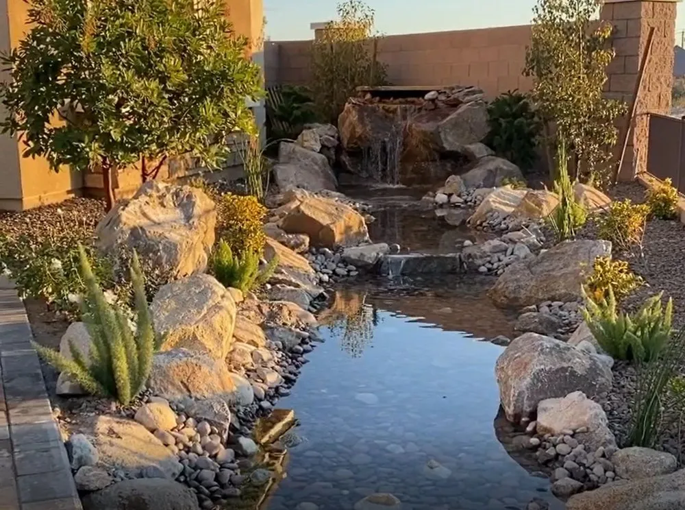 Professional residential landscaping for beautiful yards in North Las Vegas, NV by West Deck Concrete Coating