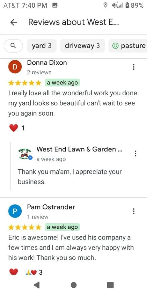 Reliable yard maintenance in Richmond, VA by West End Lawn And Garden