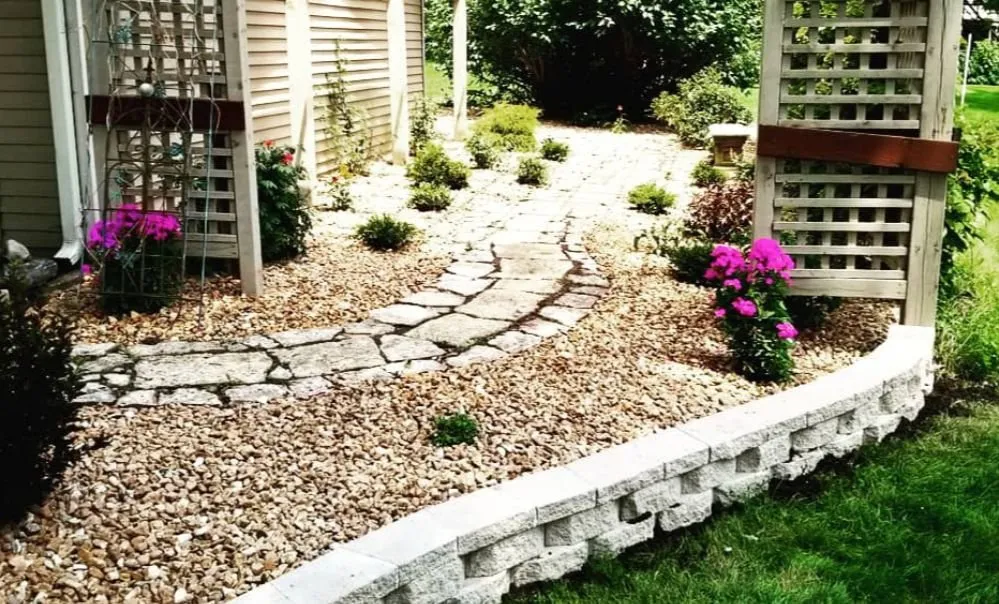 Expert outdoor landscaping with custom design in Schererville, IN by West Lake Properties
