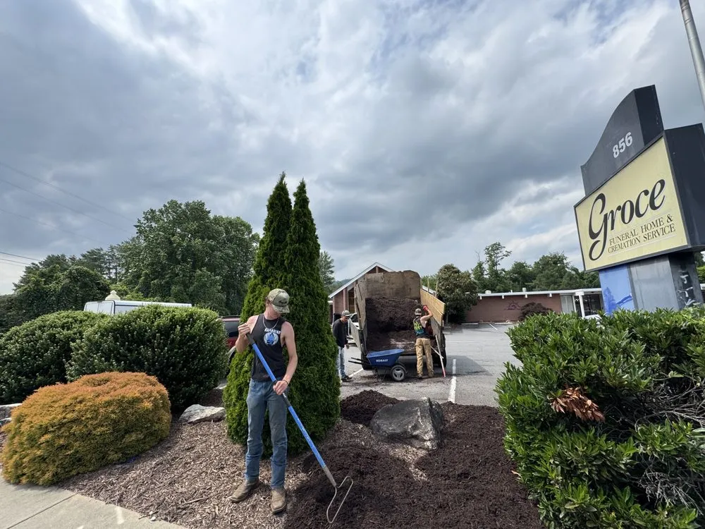 Custom landscape design in Asheville, NC by West Landscaping