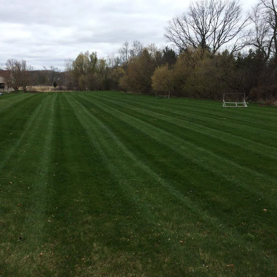 Reliable lawn mowing service in Eagle, MI by West Property Services
