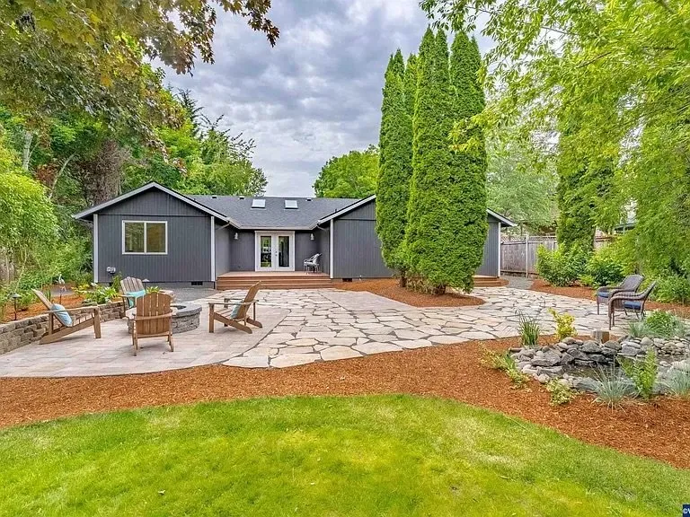 Custom outdoor landscaping in Mount Angel, OR by West Side Maintenance