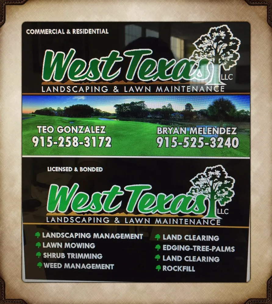 Custom landscape design in El Paso, TX - West Texas - Landscaping & Lawn Maintenance