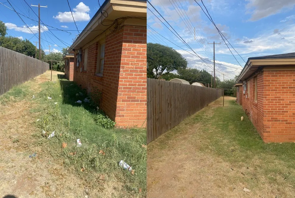 Affordable landscape installation in Wolfforth, TX by West Texas Realty Care