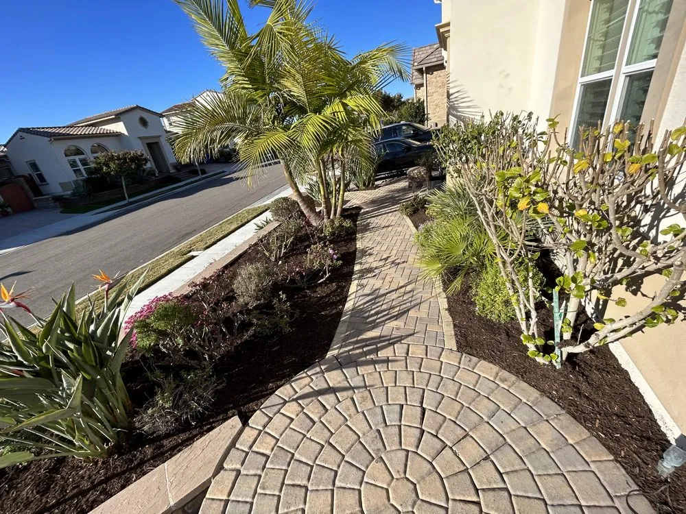 Professional landscape installation for residential properties across Fallbrook, CA - West Valley Tree Service