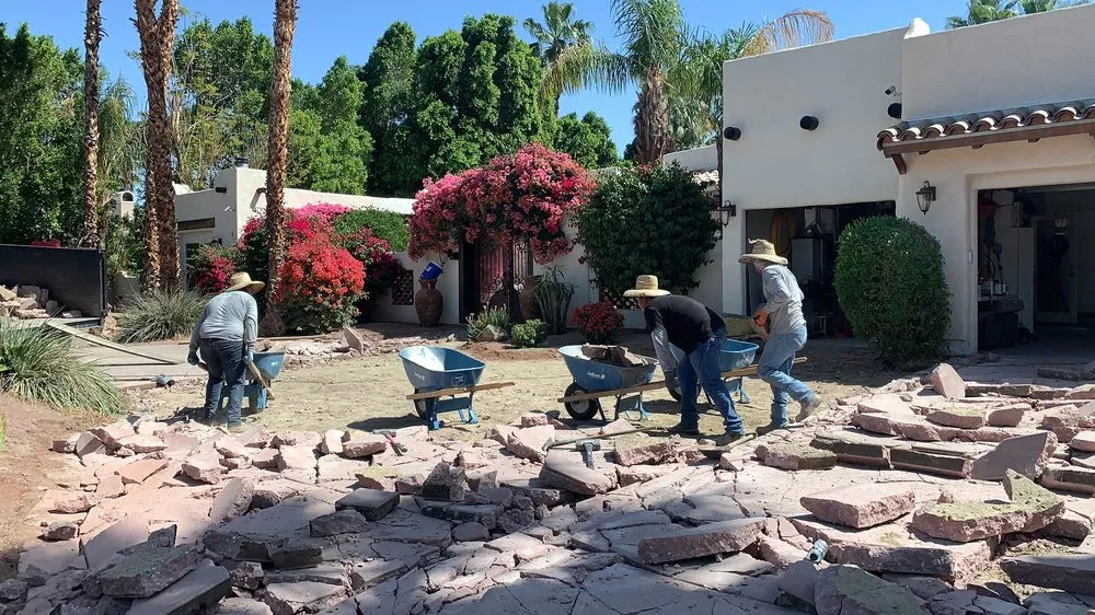 Custom yard cleanup service in Coachella, CA - Westcape Hardscape