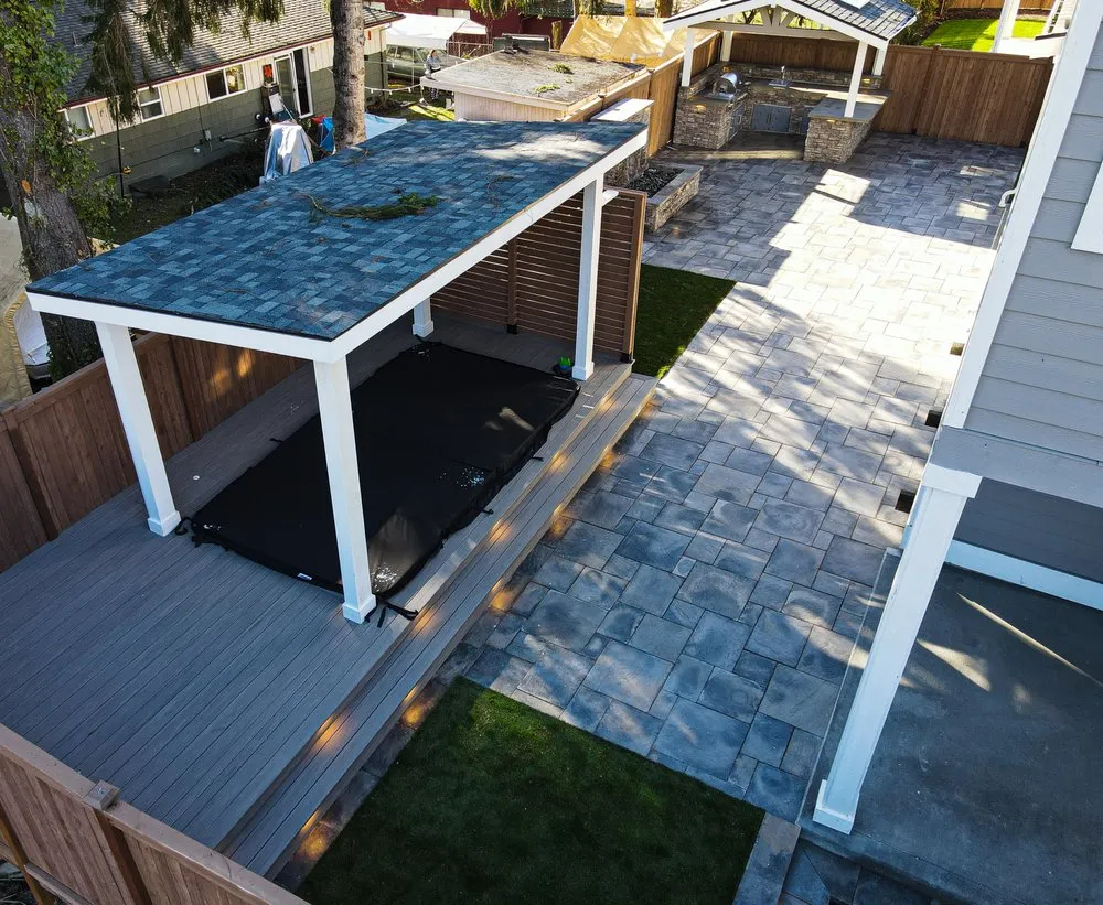 Top-rated lawn mowing service with custom design in Bothell, WA by Western Eagles