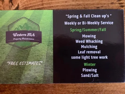 Western MA Property Maintenance