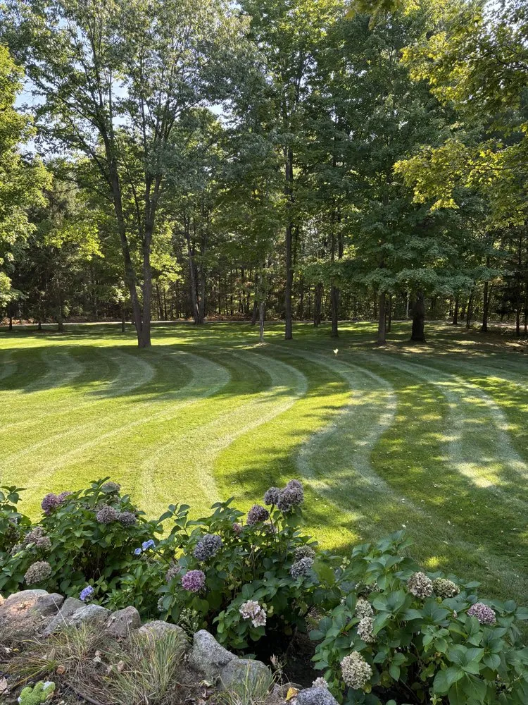 Reliable lawn mowing service in Interlochen, MI by Westons Property Service