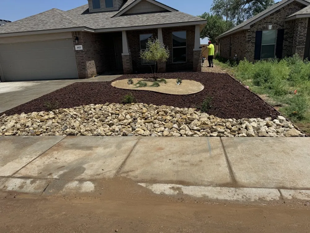 Custom garden landscaping in Lubbock, TX - Westscapes