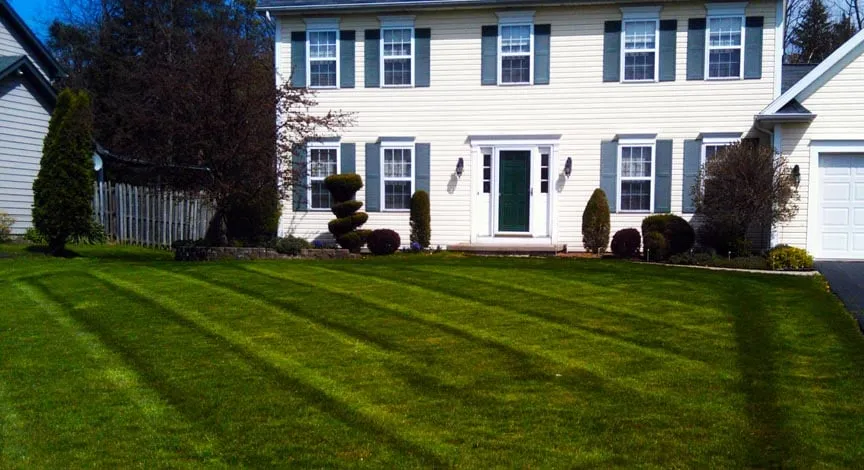 Trusted lawn mowing service for homes in Rochester, NY by Westside Professional Landscape