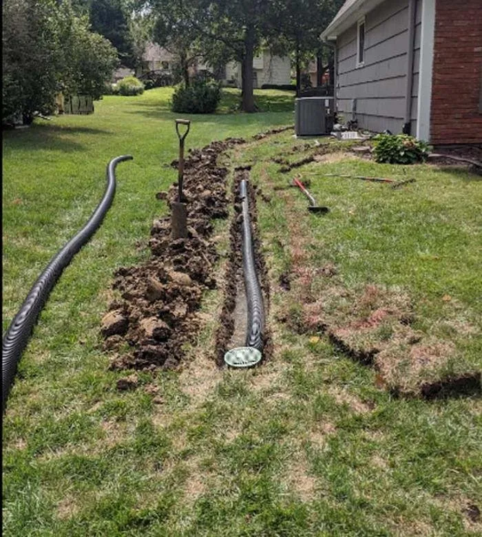 Professional outdoor landscaping in Louisburg, KS by Weststar Construction