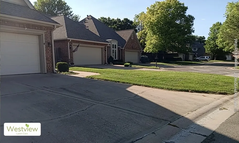 Professional landscape installation for homes in Andover, KS by Westview Lawn Care