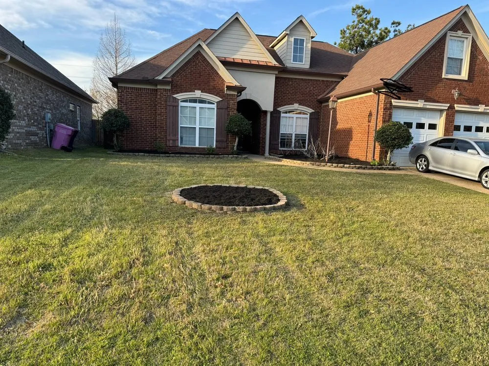 Professional landscape installation for homes in Olive Branch, MS by WEW Lawn Care