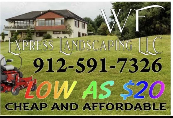 WF Express Landscaping Logo