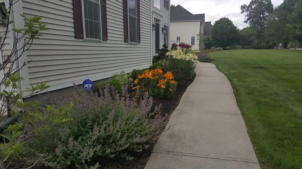 Custom landscape installation in Hudson, MA - WF Landscape Services