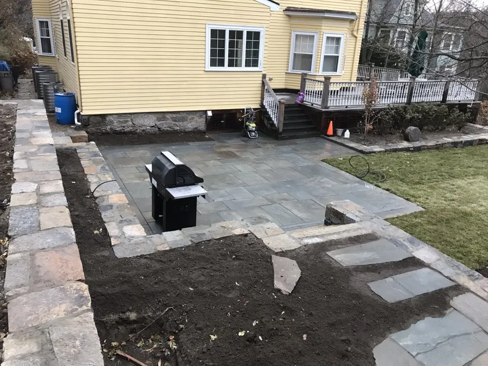 Custom residential landscaping for outdoor upgrades across Hudson, MA - WF Landscape Services
