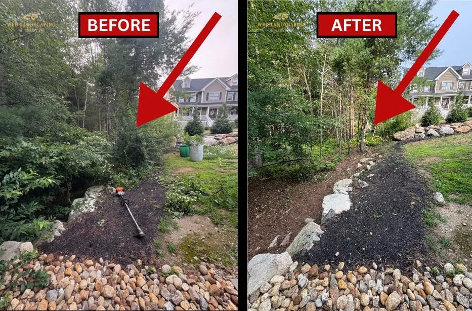 Expert landscape design for beautiful yards in Wilmington, MA by WFD Landscaping