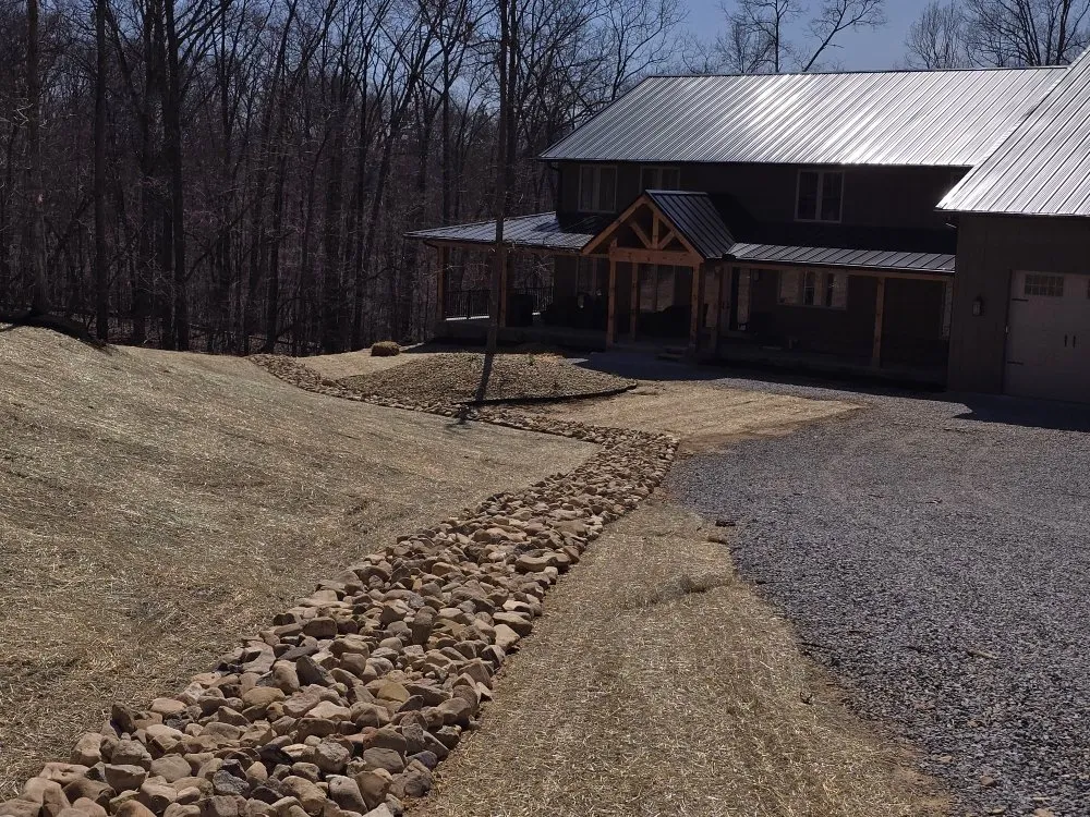 Custom garden landscaping for year-round maintenance in Knoxville, TN by Whaley Property Management