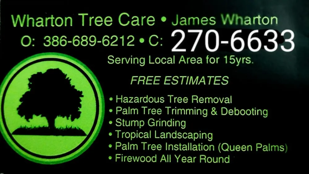 Local landscape installation for residential properties in New Smyrna Beach, FL by Wharton's Tree Care