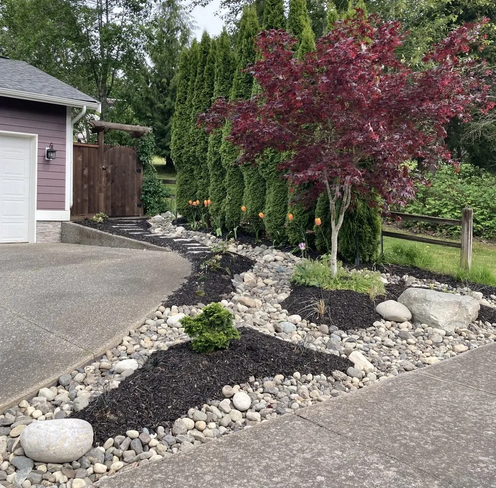 Custom residential landscaping in Lynden, WA by Whatcom Landscapes