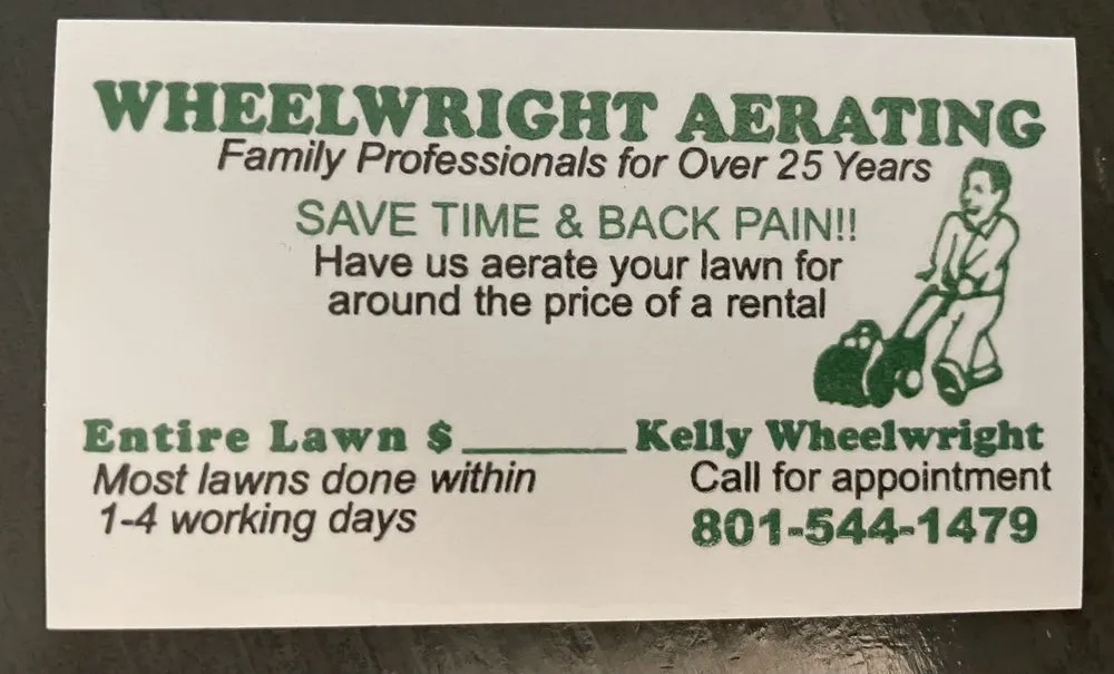 Top-rated yard maintenance near you in Layton, UT by Wheelwright Aerating