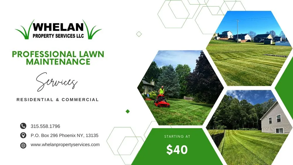 Professional landscape design experts serving Phoenix NY, NY - Whelan Property Services