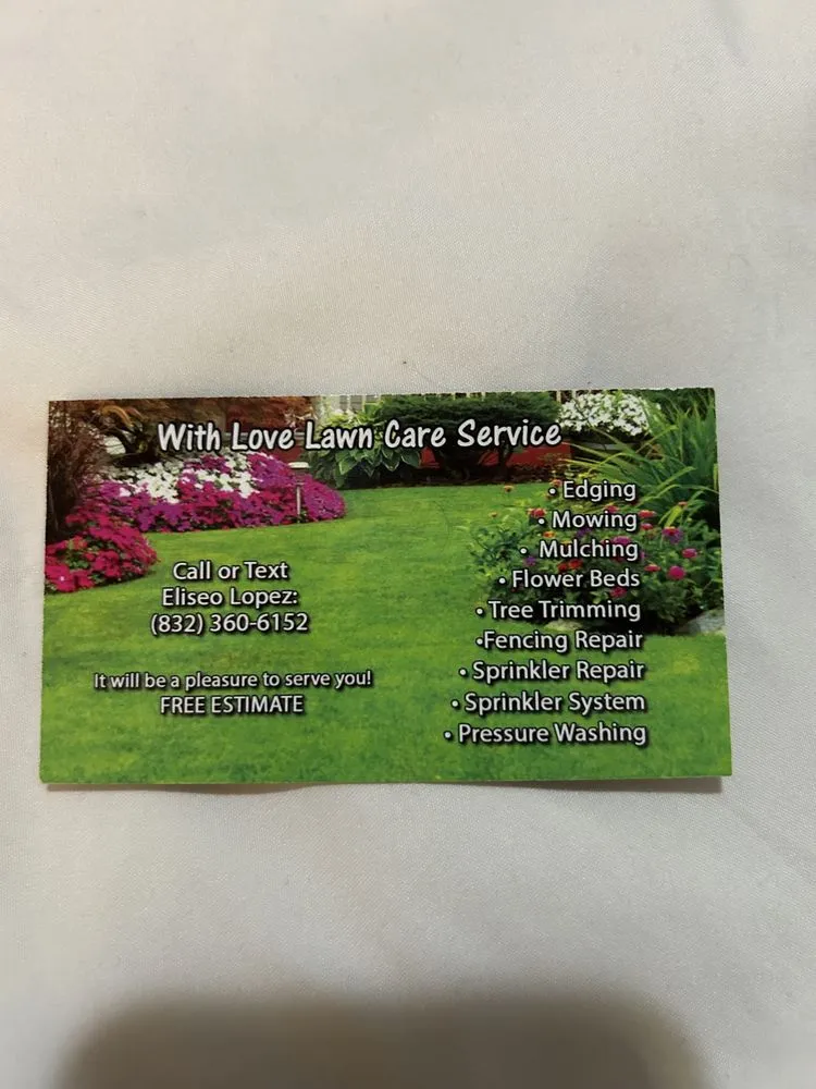 Top-rated landscape design in Houston, TX - Whit love Lawn Care Service