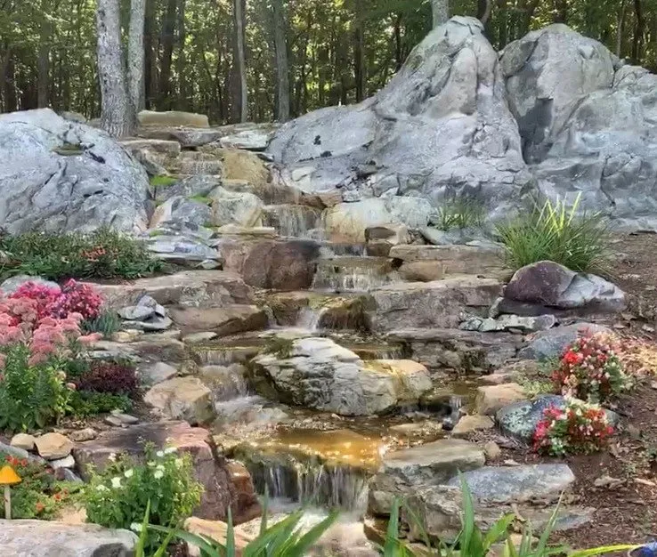 Expert outdoor landscaping in Franklinville, NC by Whitaker Waterscapes
