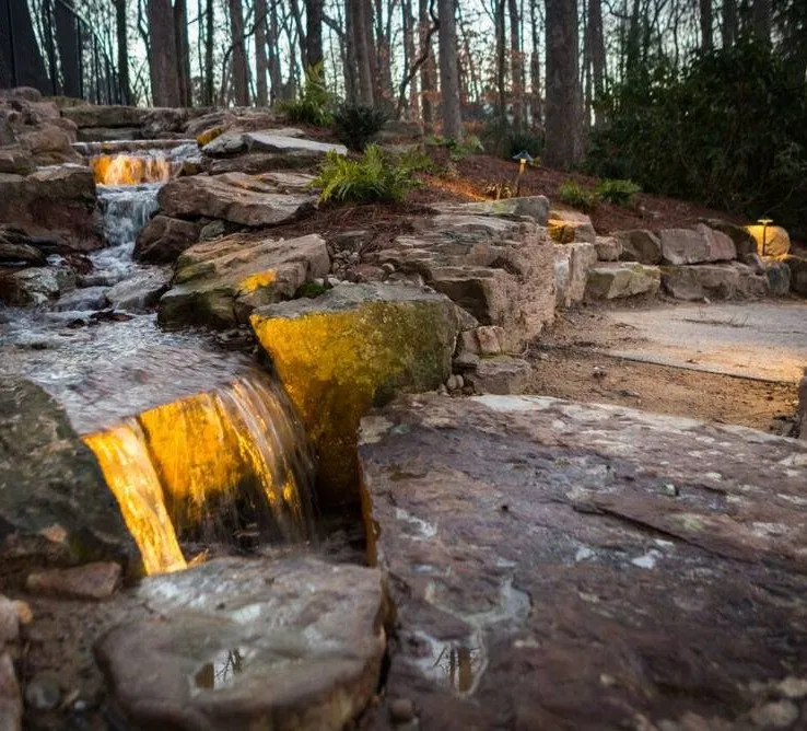 Trusted yard cleanup service with custom design across Franklinville, NC - Whitaker Waterscapes