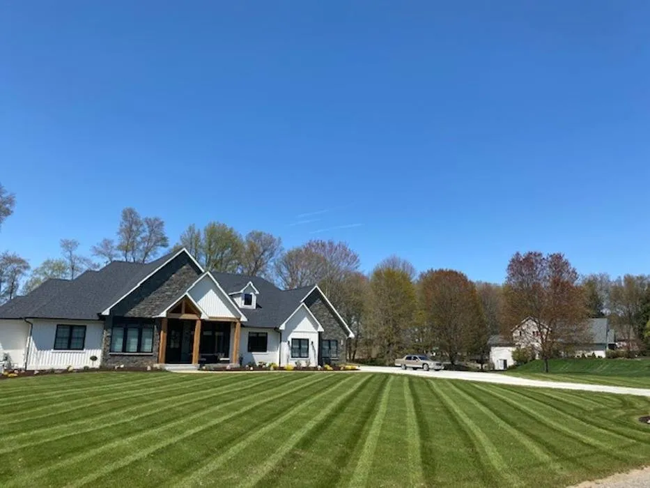 Professional outdoor landscaping with custom design in Marshall, MI by White Collar Lawn & Landscaping Services