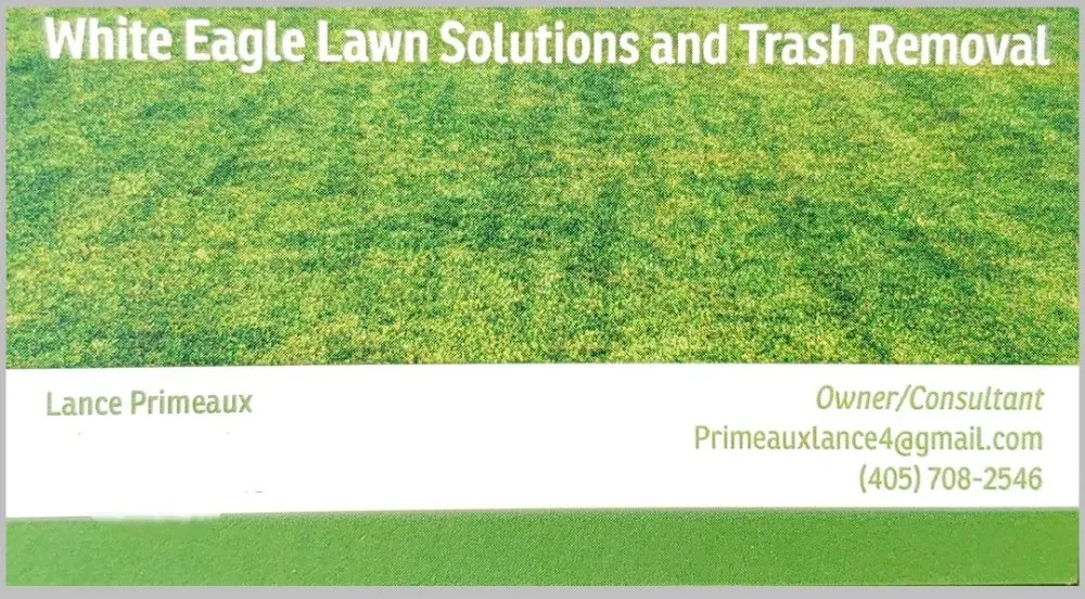 Professional residential landscaping in Mustang, OK by White Eagle Lawn Solutions and Trash Removal