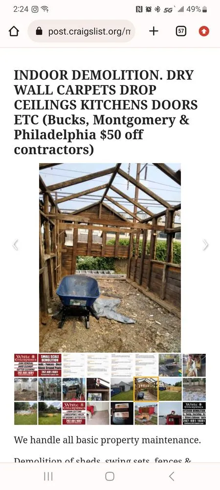 Professional lawn mowing service for residential properties in Hatboro, PA by White Enterprises Outdoor Improvements