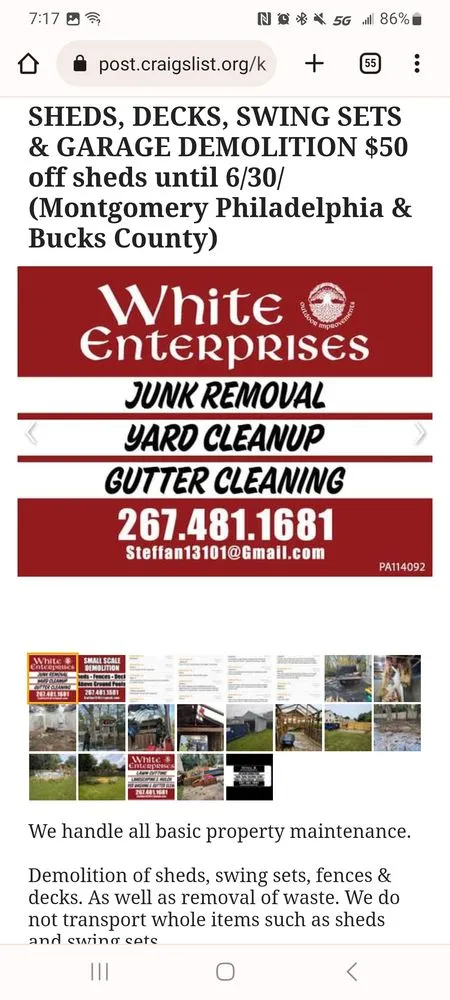 Professional residential landscaping in Hatboro, PA by White Enterprises Outdoor Improvements