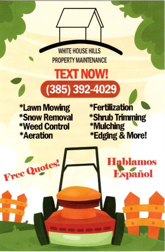 Trusted outdoor landscaping for beautiful yards in Orem, UT by White House Hills Property Management