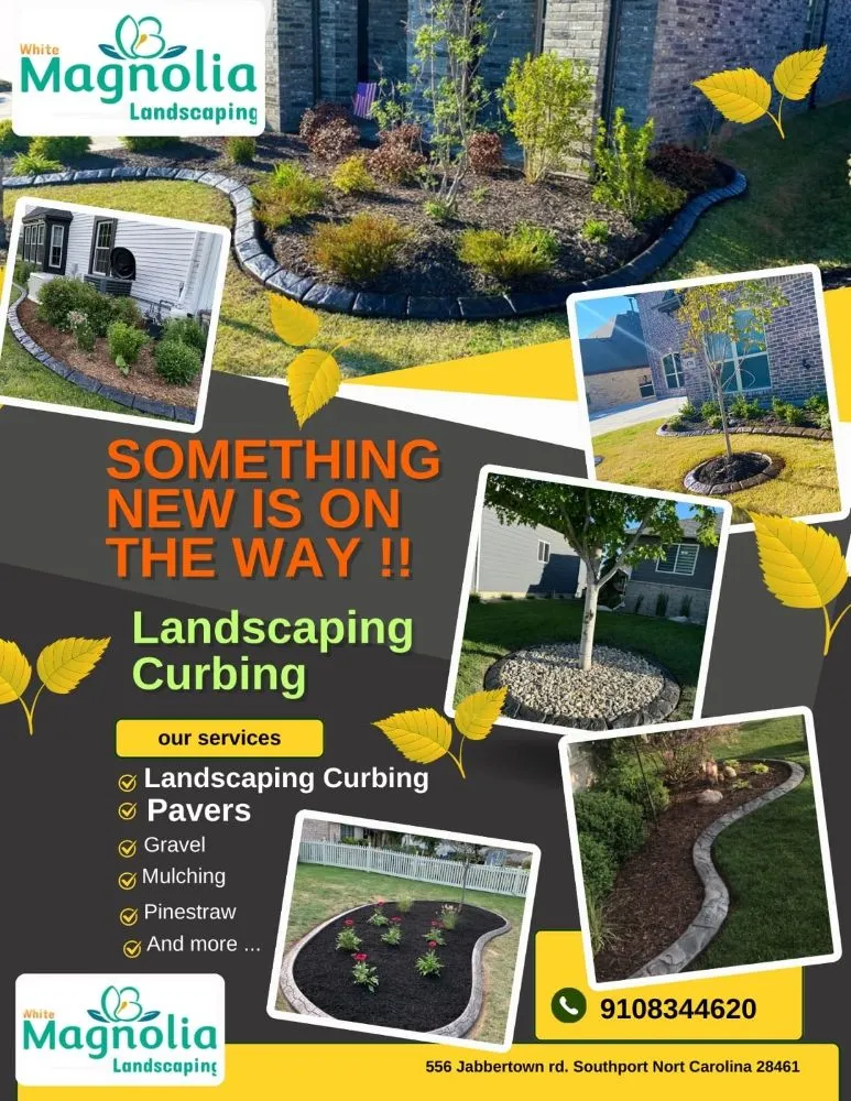 Custom landscape design in Southport, NC by White Magnolia Landscaping