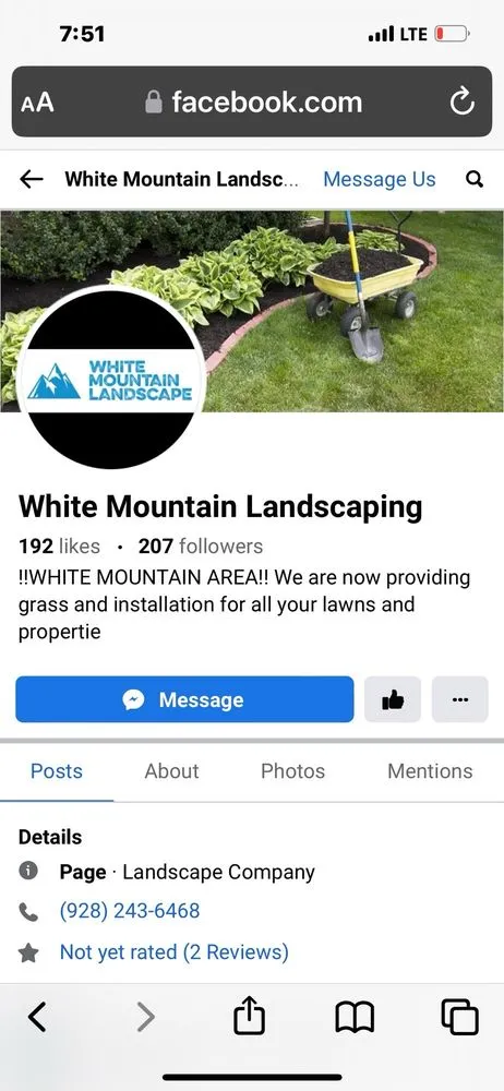 Professional yard cleanup service in Show Low, AZ - White Mountain Landscaping