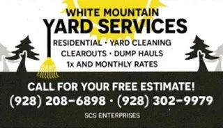 Expert yard cleanup service for year-round maintenance across Lakeside, AZ - White Mountain Yard Services