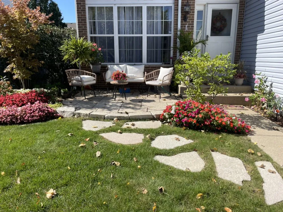 Local landscape installation for residential properties in Round Lake Beach, IL by White Oak Landscaping