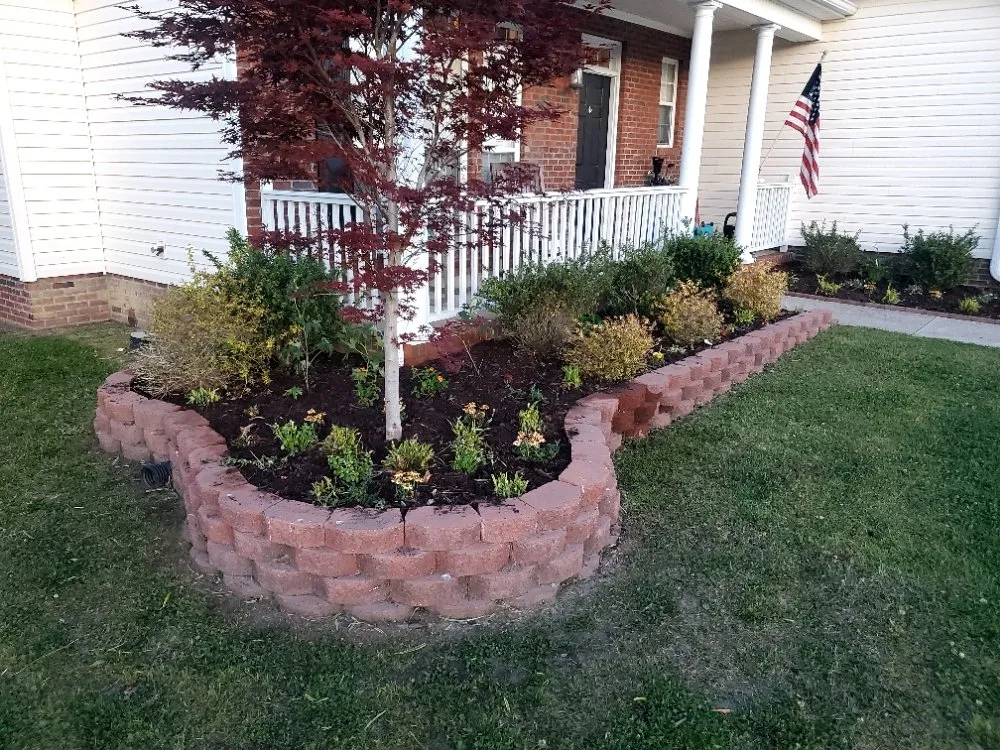 Custom landscape installation in Hubert, NC - White Oak Lawn Care