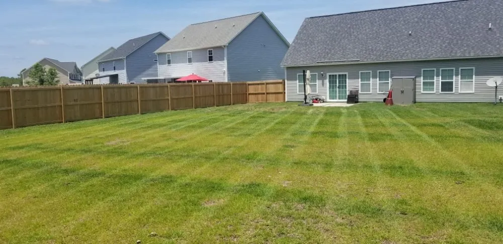 Local residential landscaping with custom design in Hubert, NC by White Oak Lawn Care