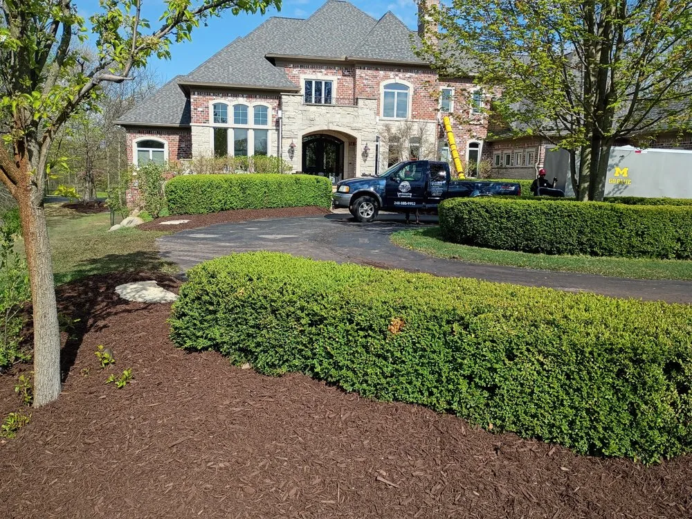 Custom landscaping services for residential properties in Ann Arbor, MI by White oak services