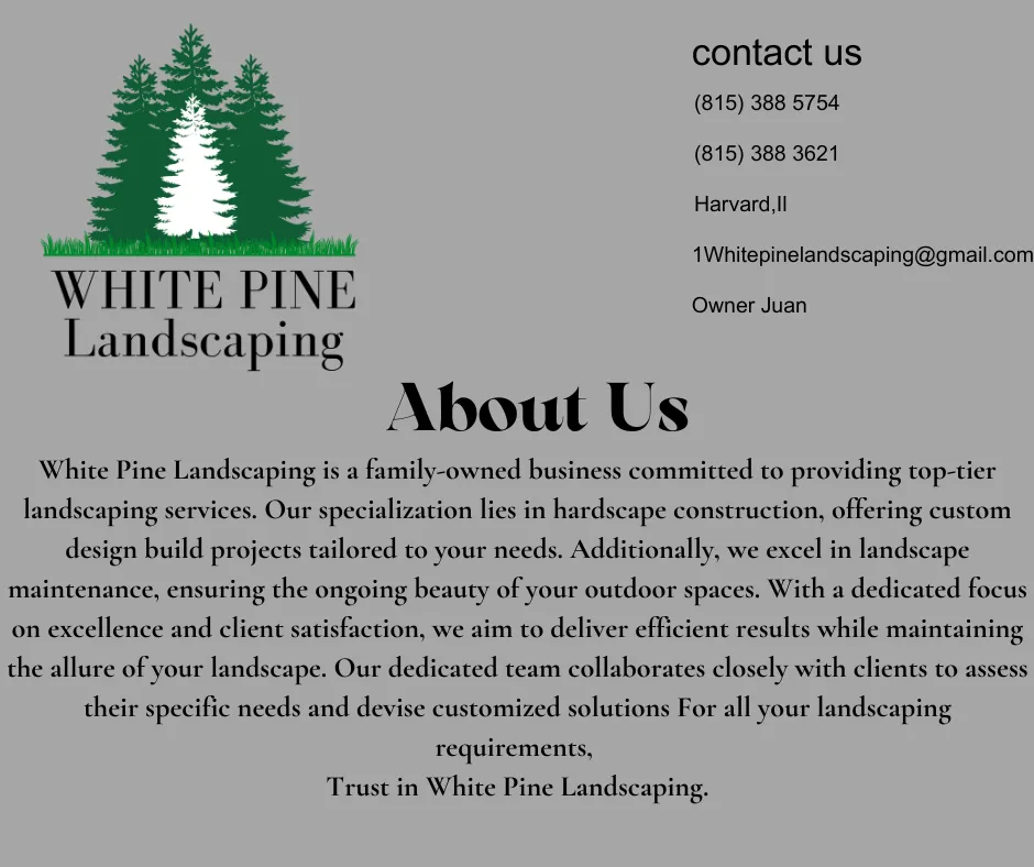 Affordable landscaping services in Harvard, IL by White Pine Landscaping