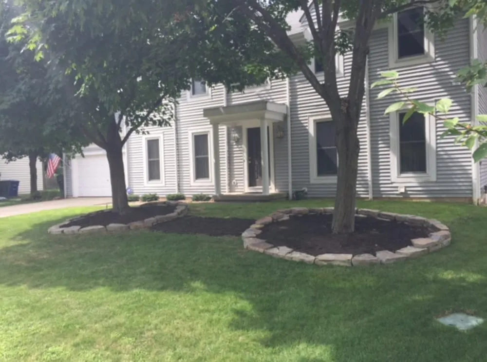 Top-rated landscape installation for beautiful yards in Westerville, OH by White Pines Landscaping